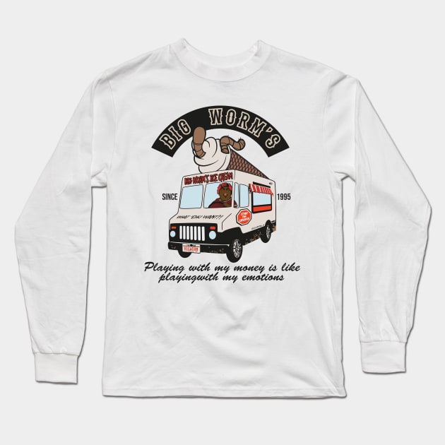 Big Worm's Ice Cream Truck Long Sleeve T-Shirt by Geminiguys